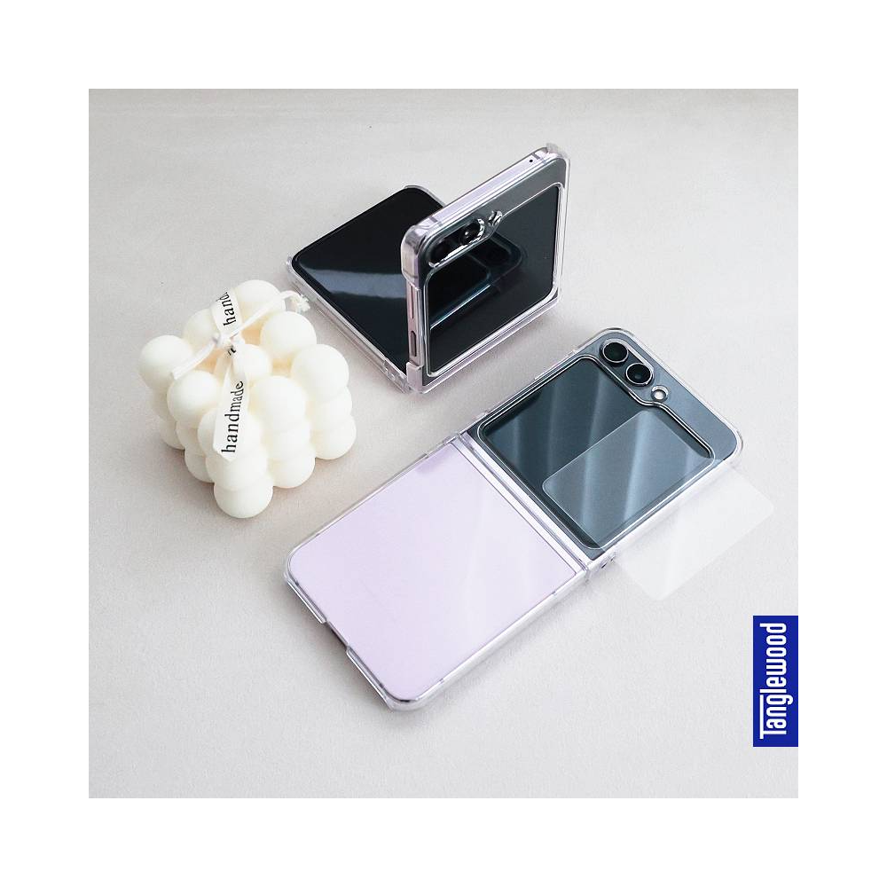 Tanglewood Bezel-less Tempered Glass Screen Protector for Z Flip5 Flex Window